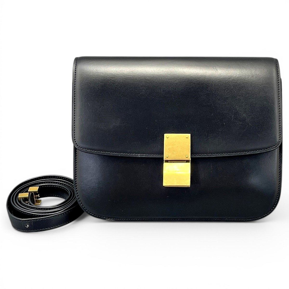 Classic leather handbag