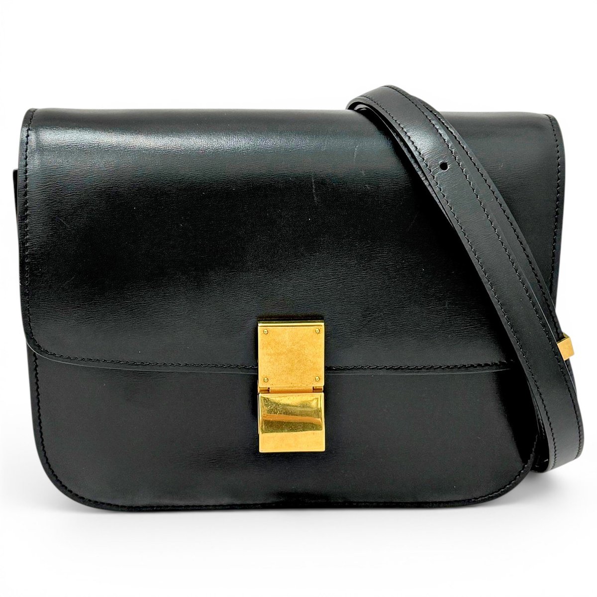Classic leather handbag