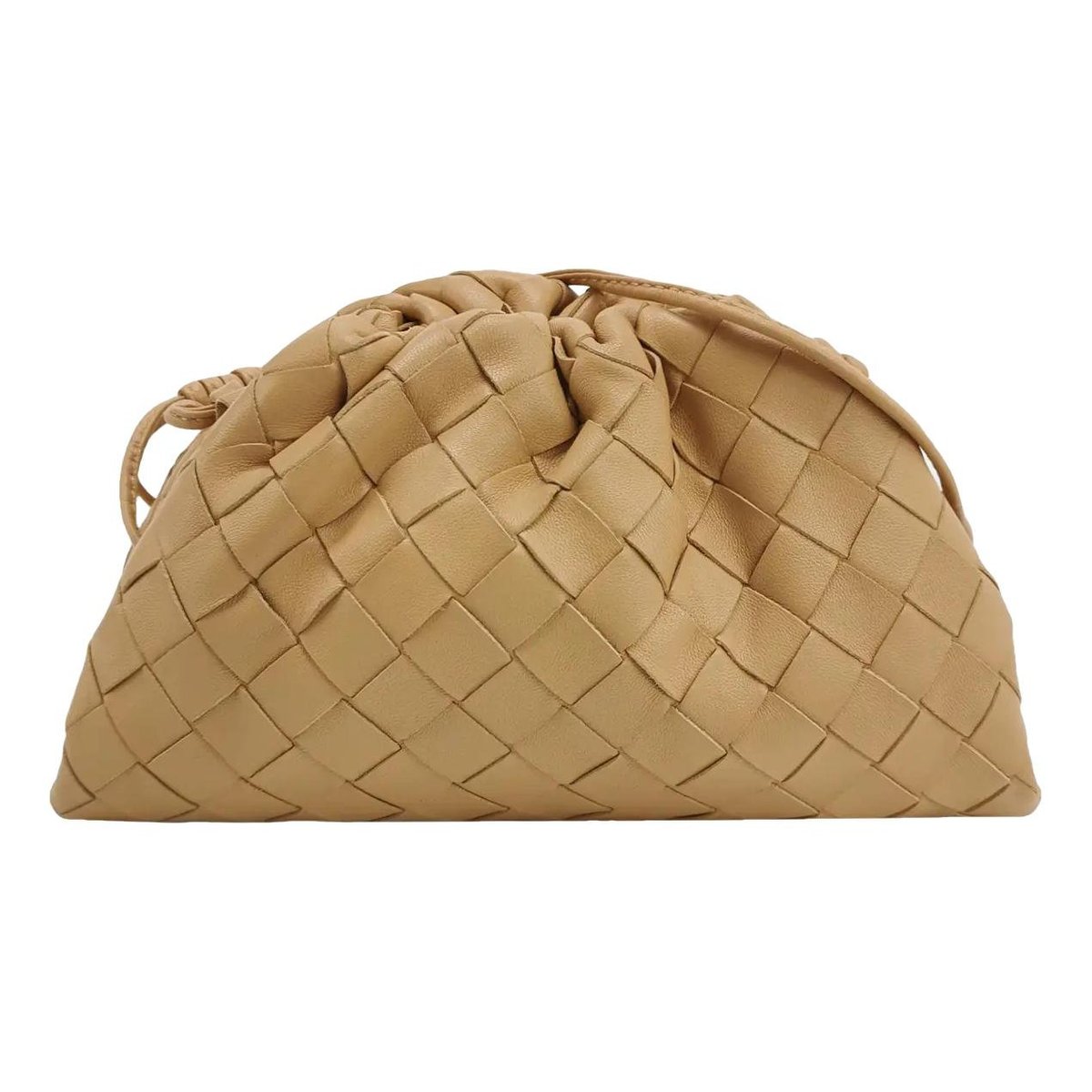 Pouch leather handbag