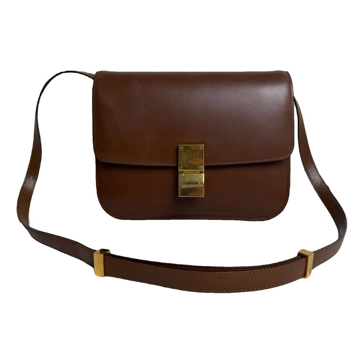 Classic leather crossbody bag