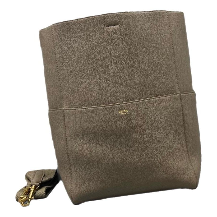 Seau Sangle leather handbag