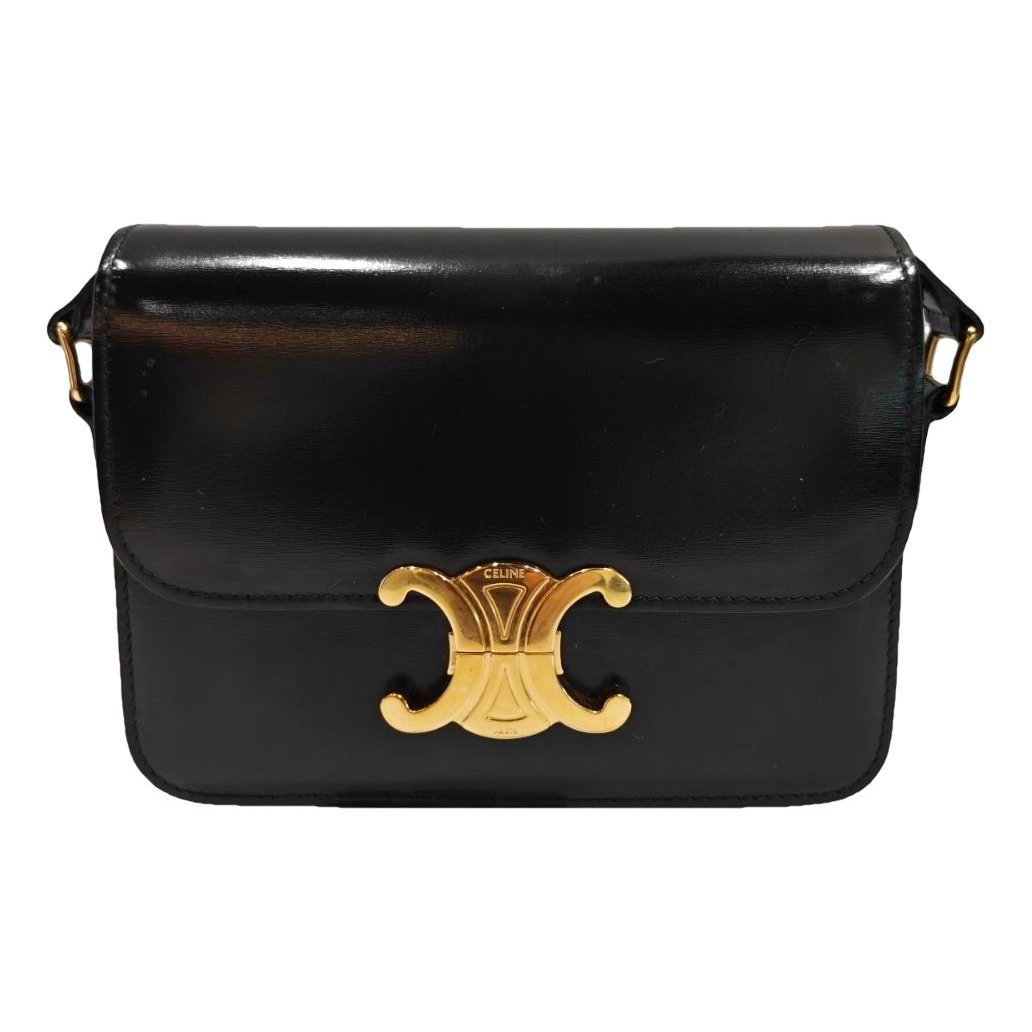 Triomphe leather handbag