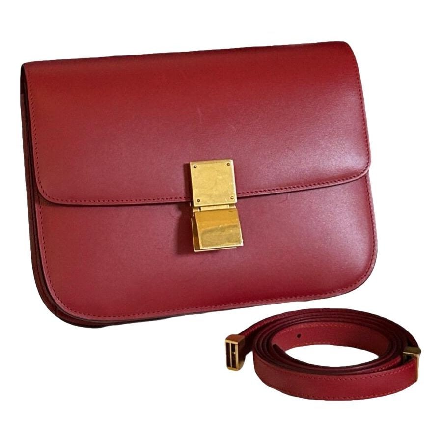 Classic leather crossbody bag
