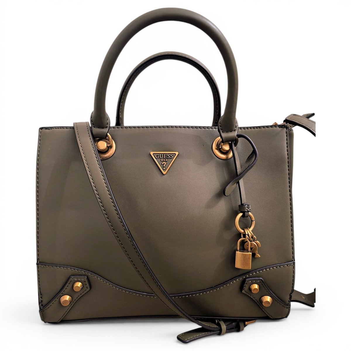 Leather tote