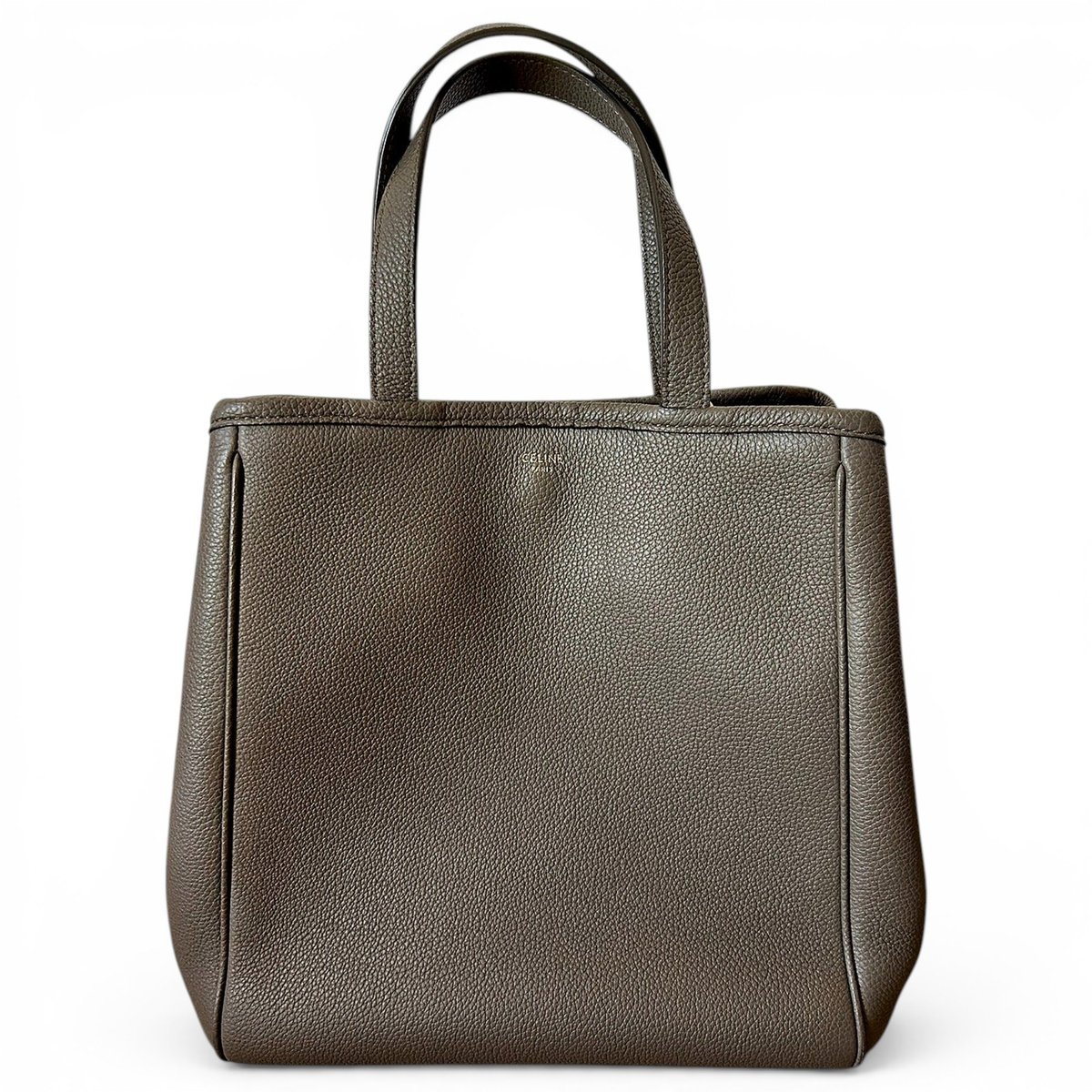 Cabas leather handbag