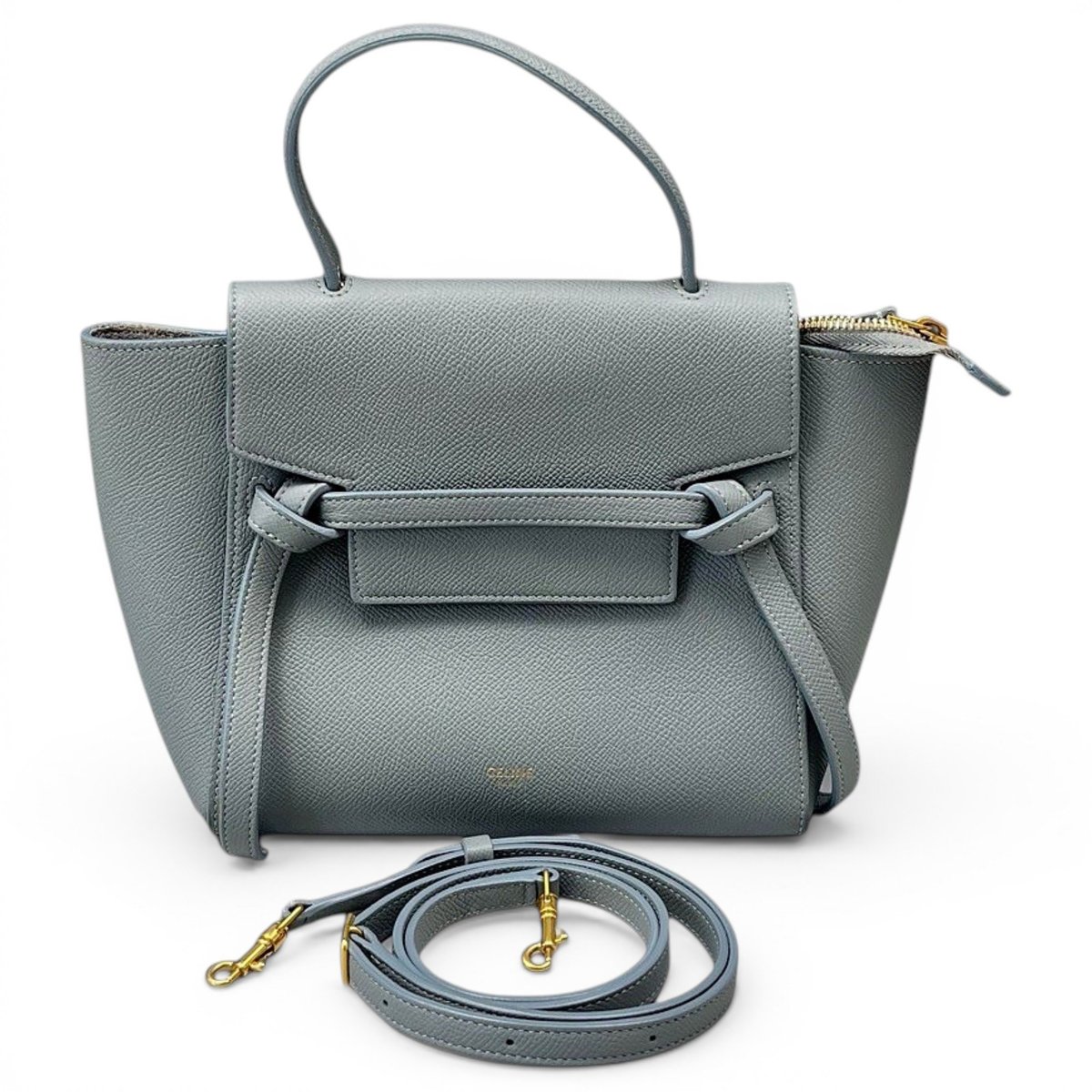 Belt leather handbag