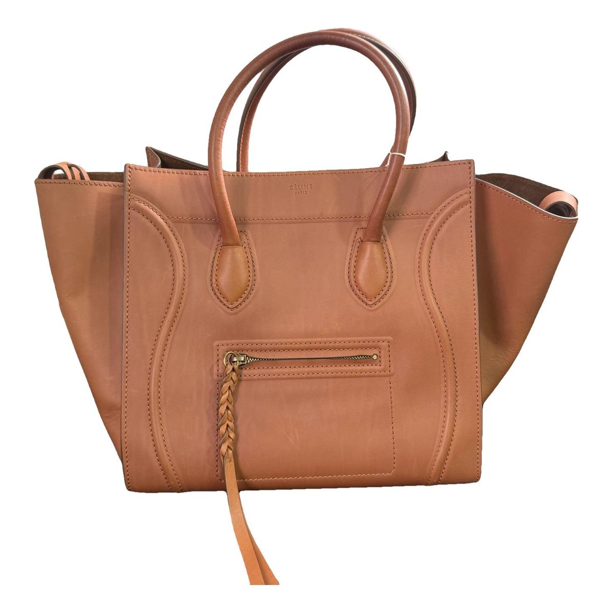 Luggage leather handbag