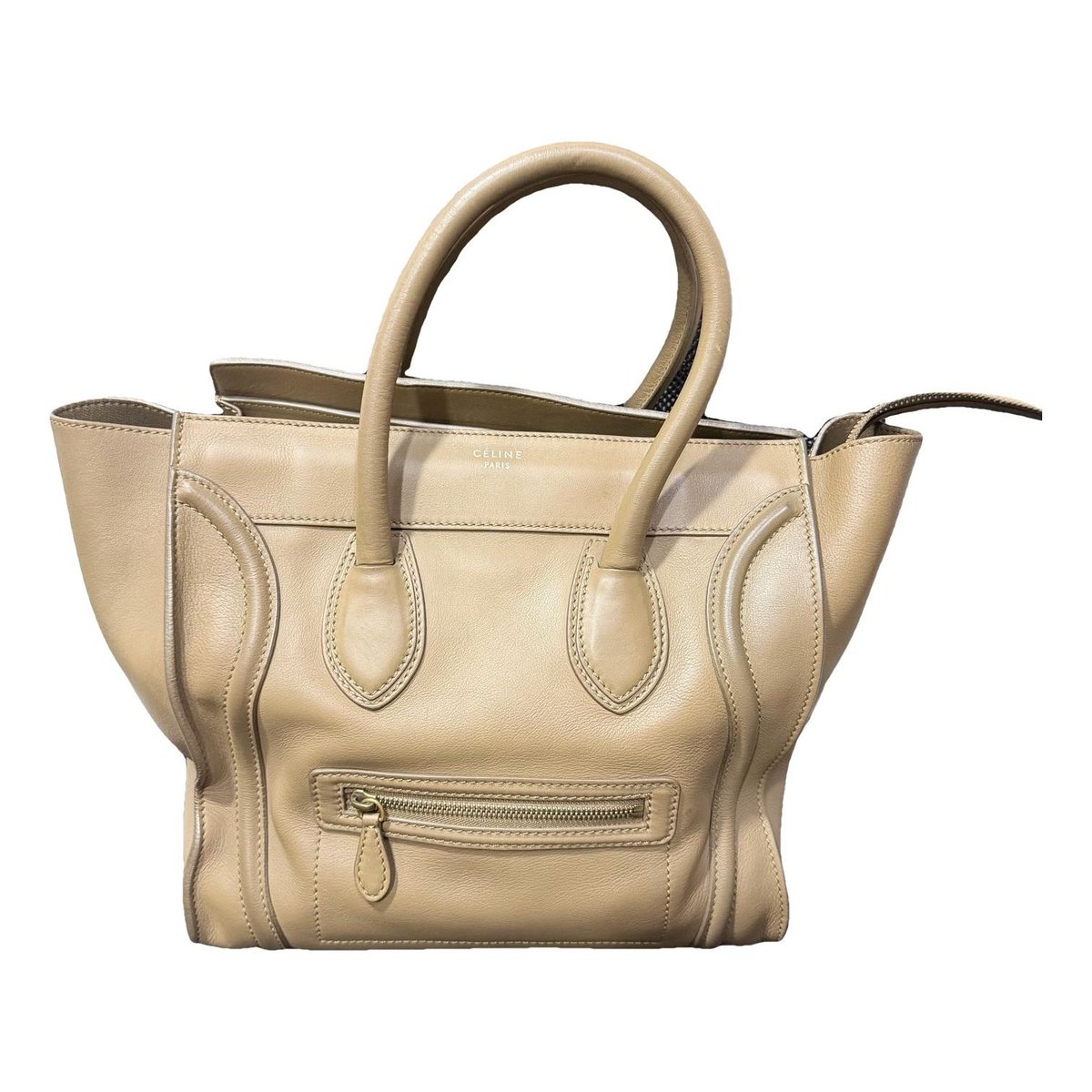 Luggage leather handbag