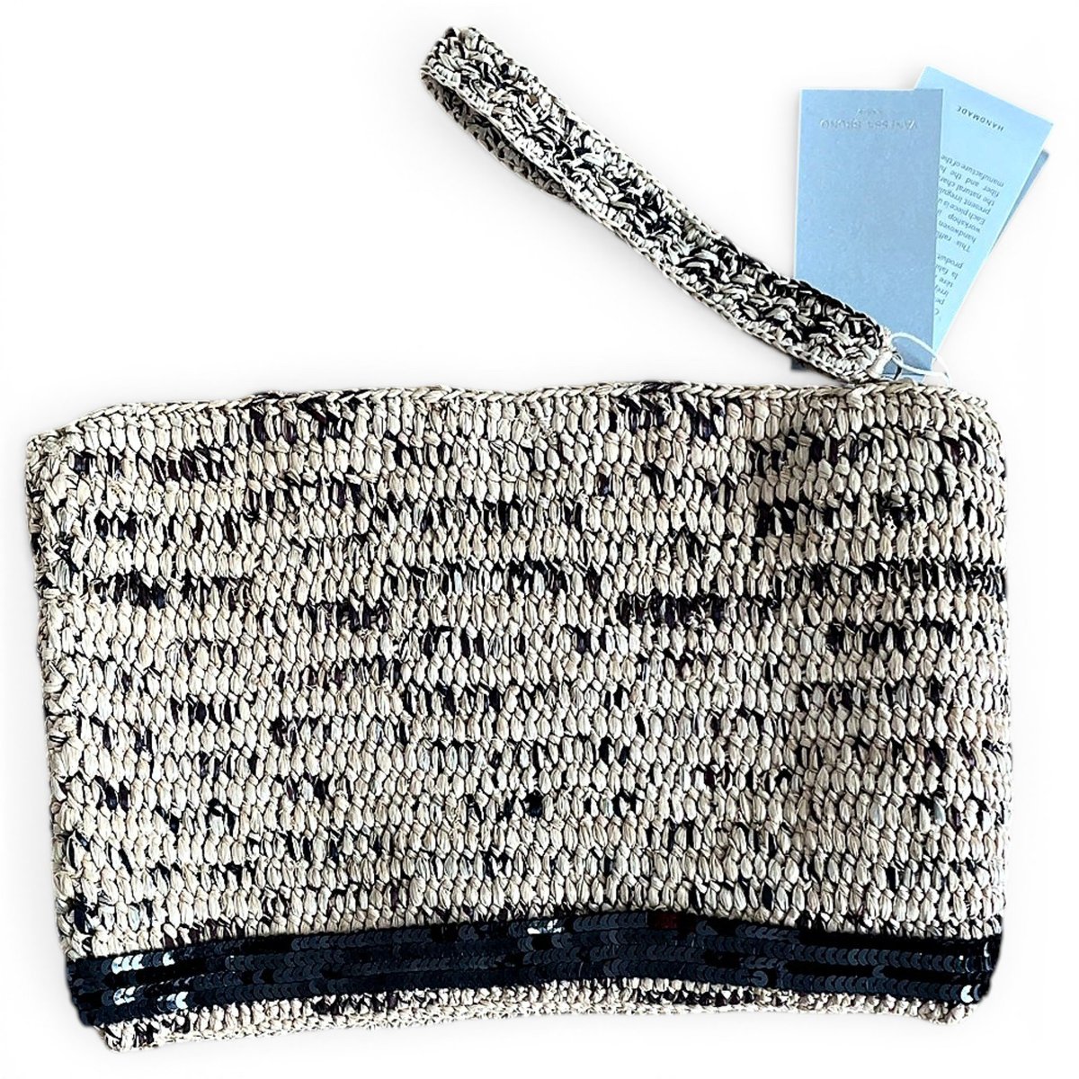Glitter clutch bag
