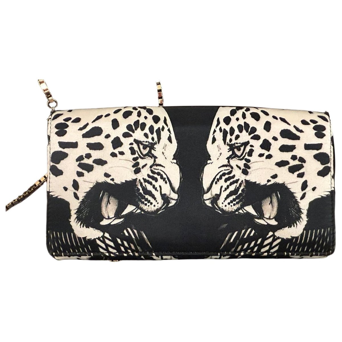Silk clutch bag
