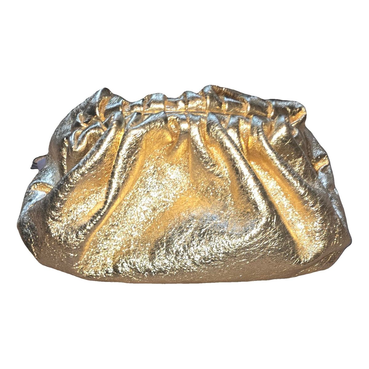 Pouch leather clutch bag
