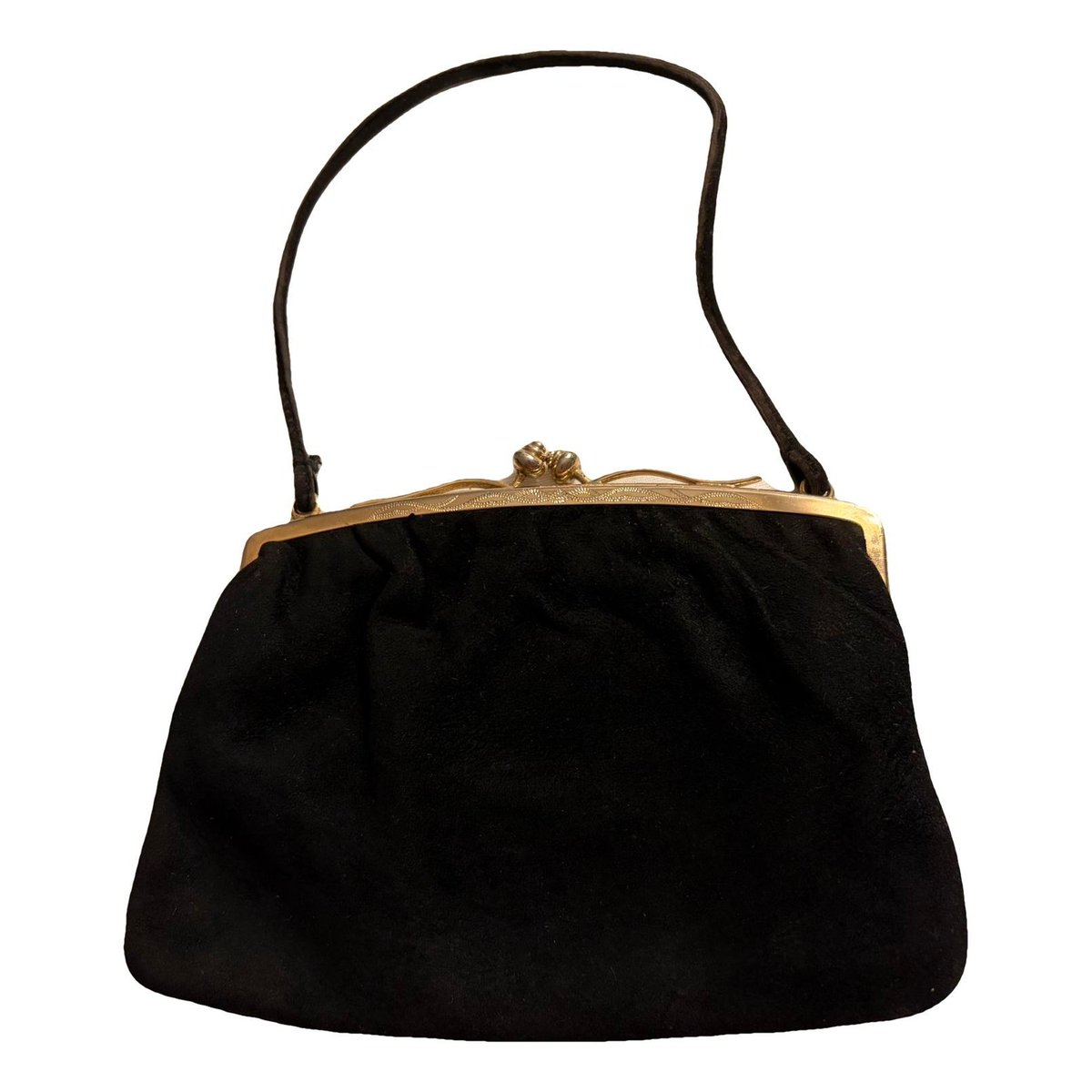 Velvet clutch bag