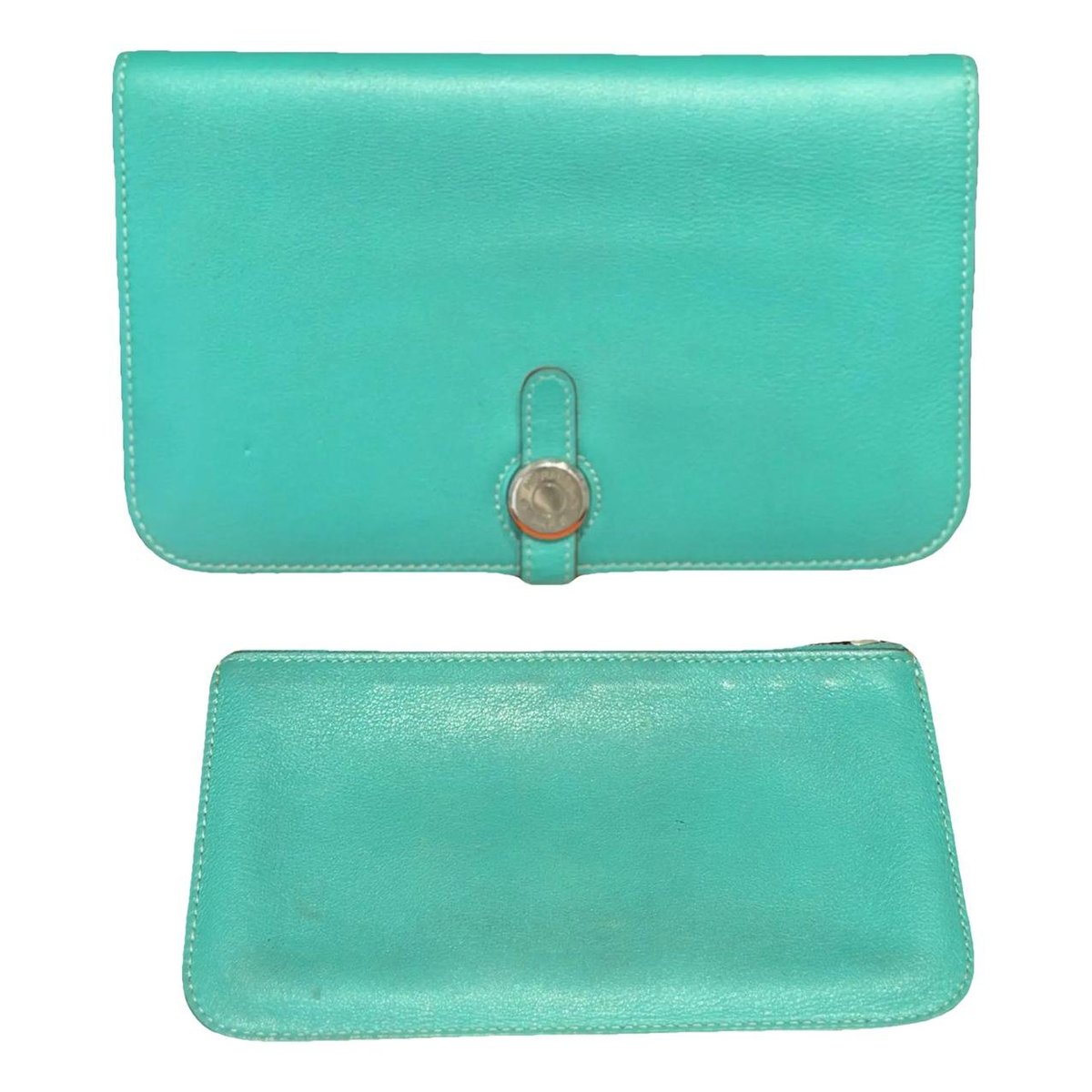 Dogon leather clutch bag