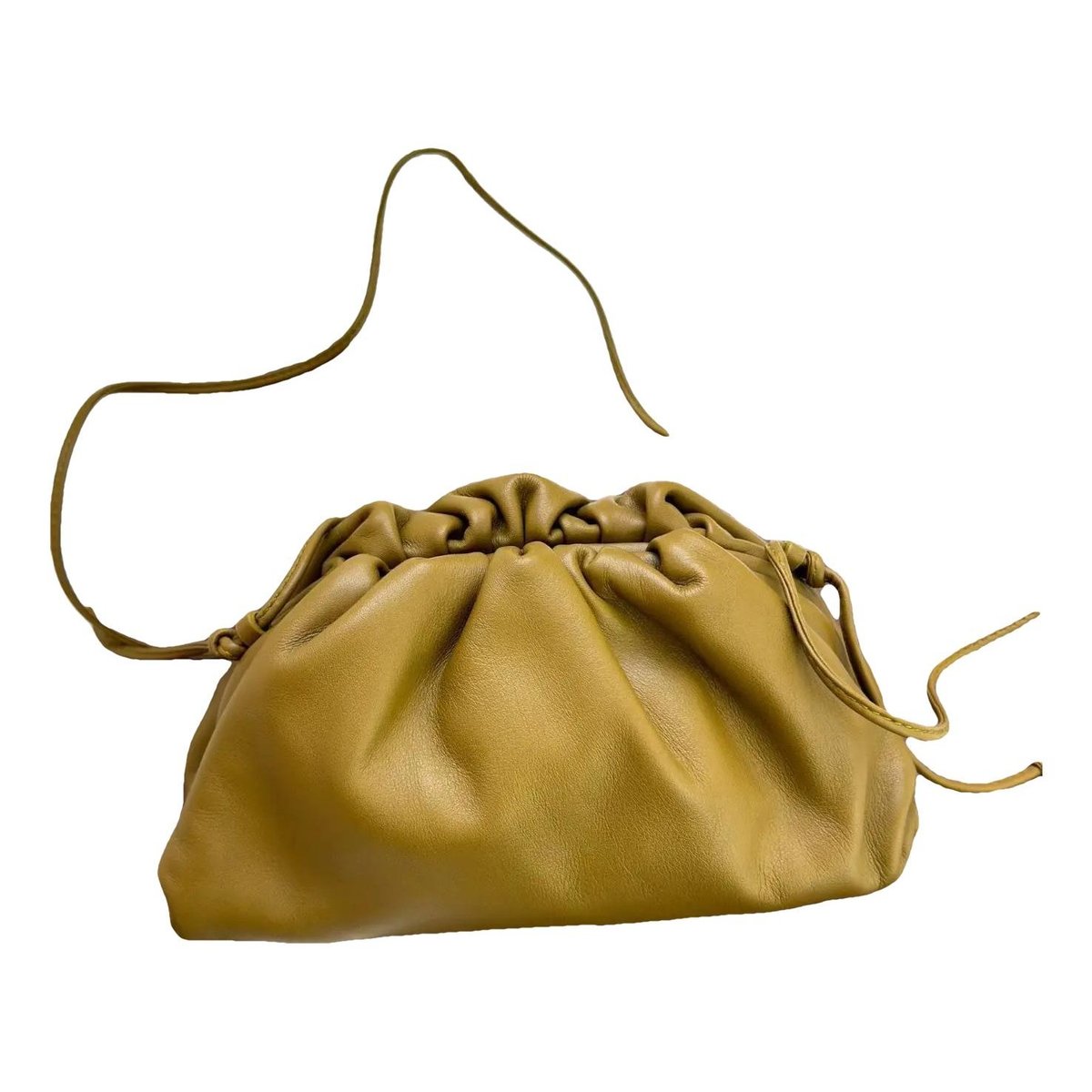 Pouch leather crossbody bag