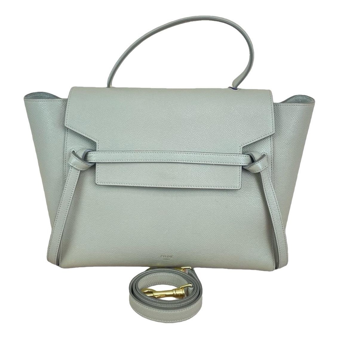 Belt leather handbag