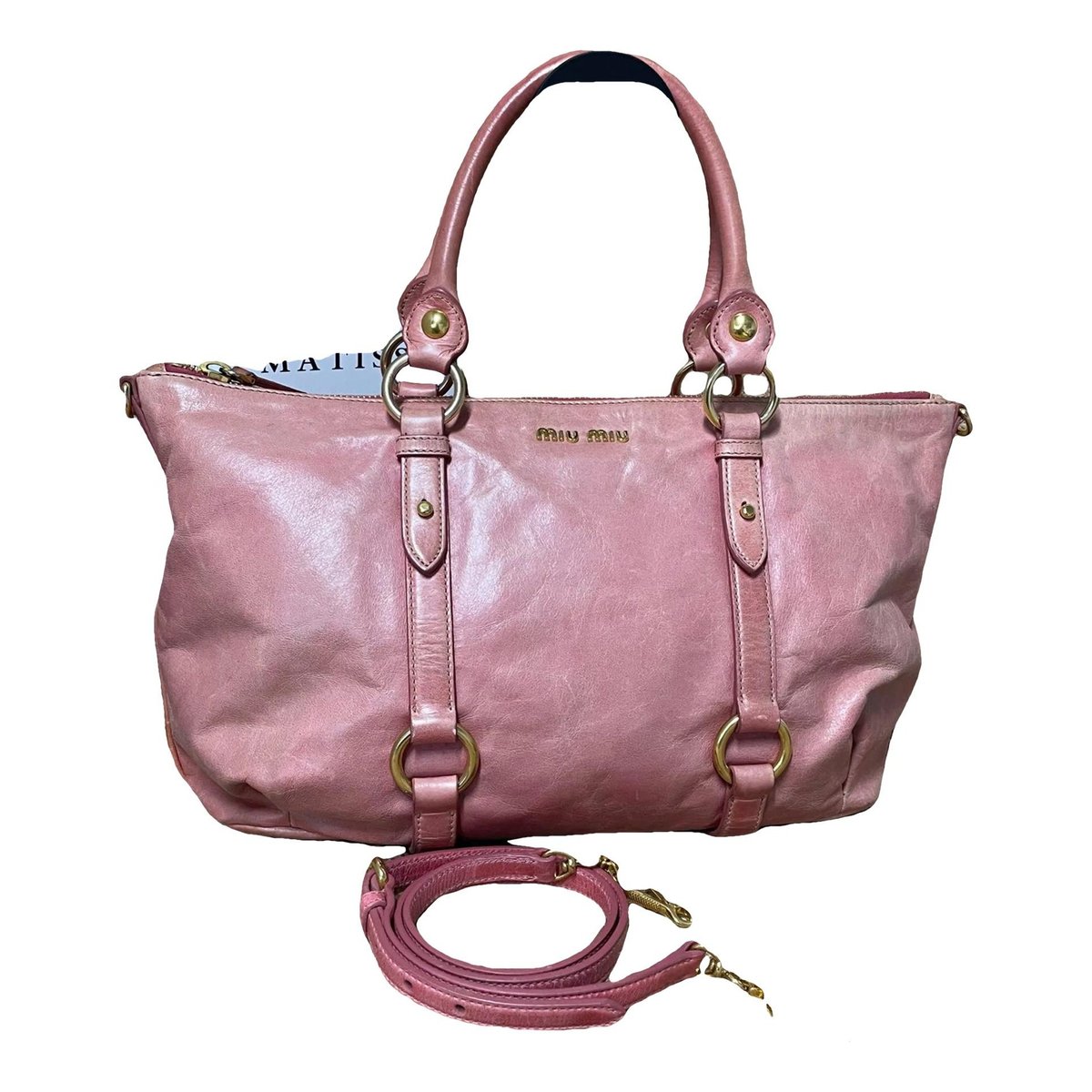 Vitello leather handbag