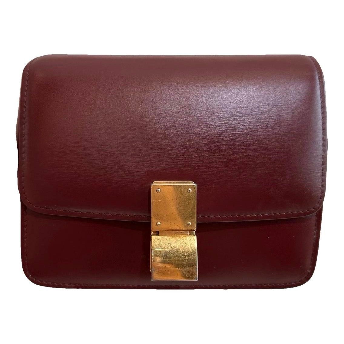 Classic leather crossbody bag