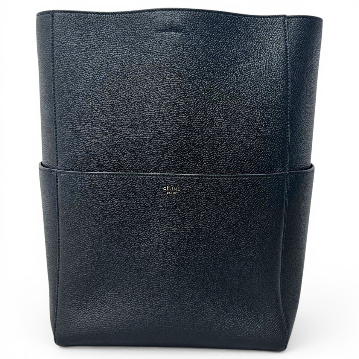 Seau Sangle leather handbag