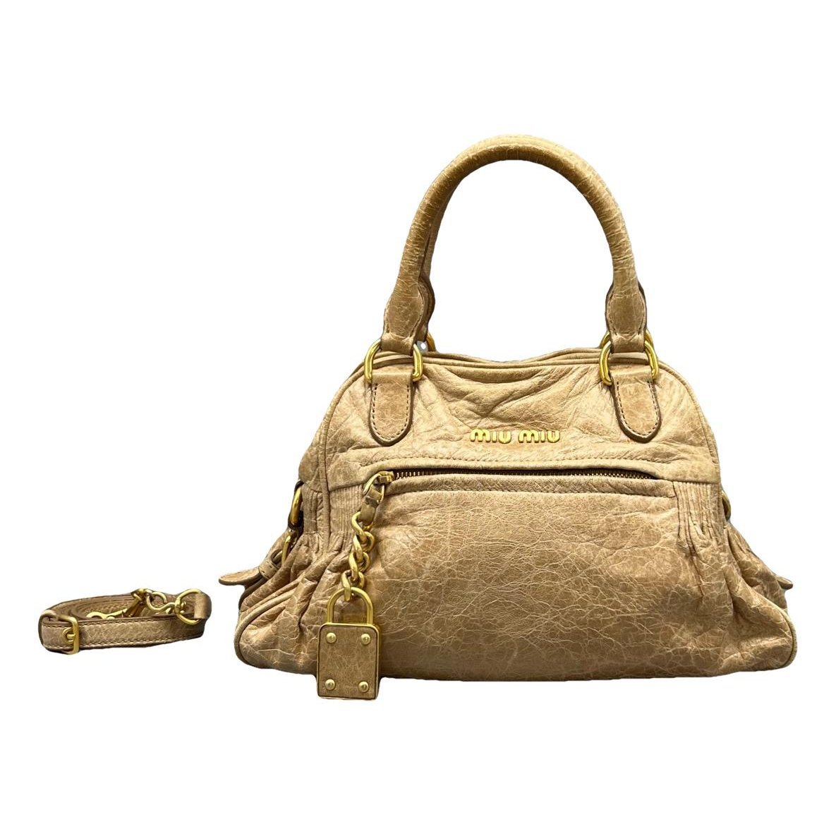 Vitello leather handbag