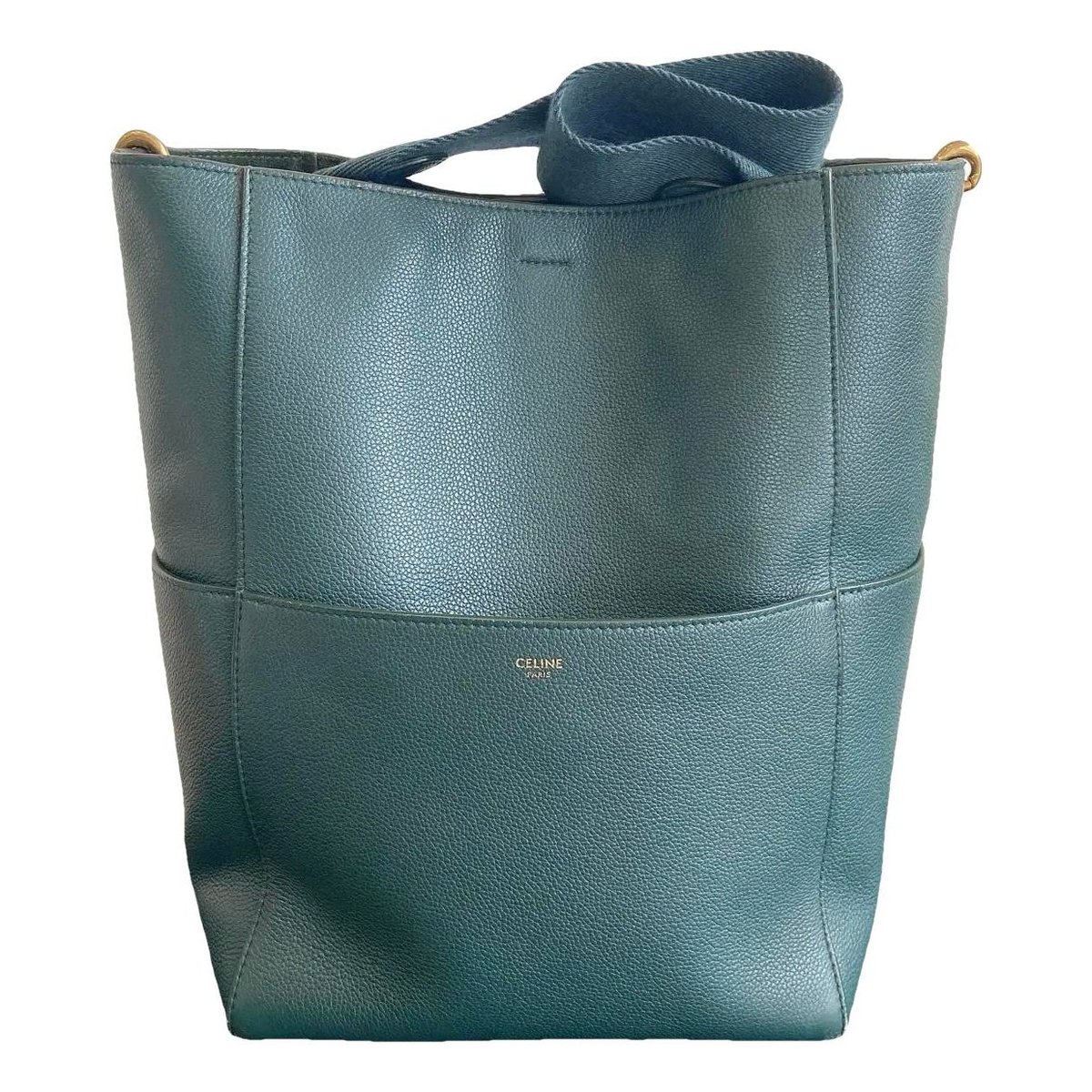 Seau Sangle leather tote