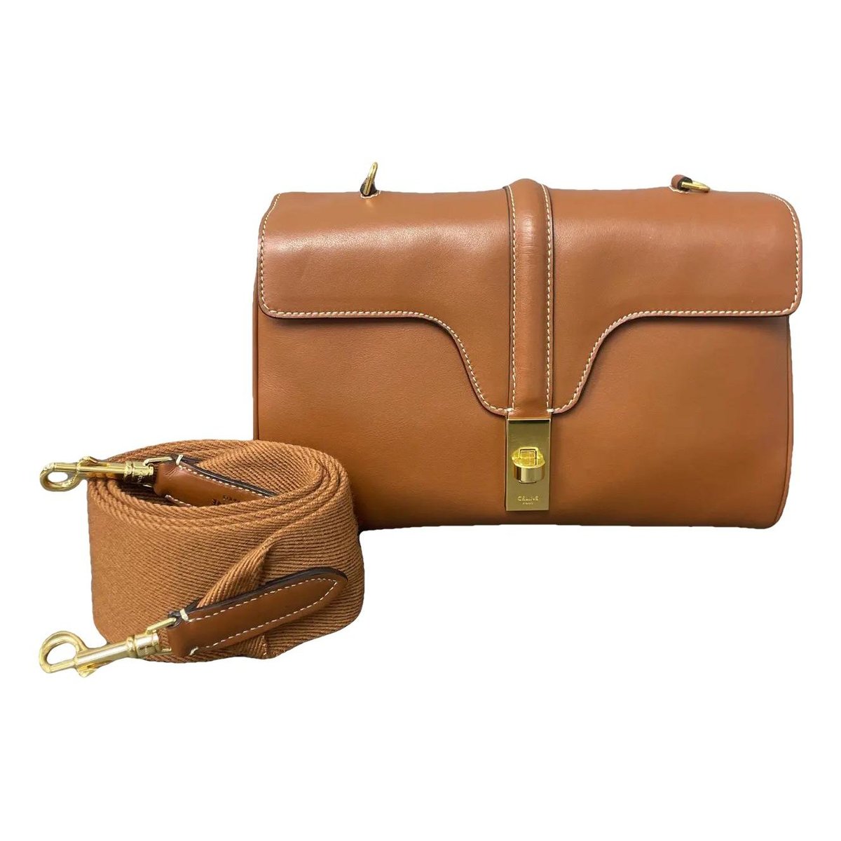 Sac 16 leather crossbody bag