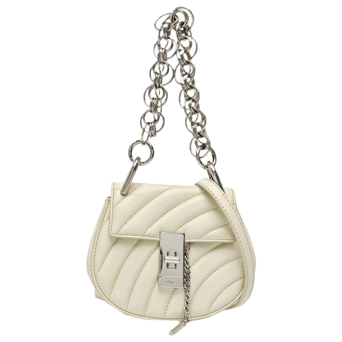 Drew leather handbag
