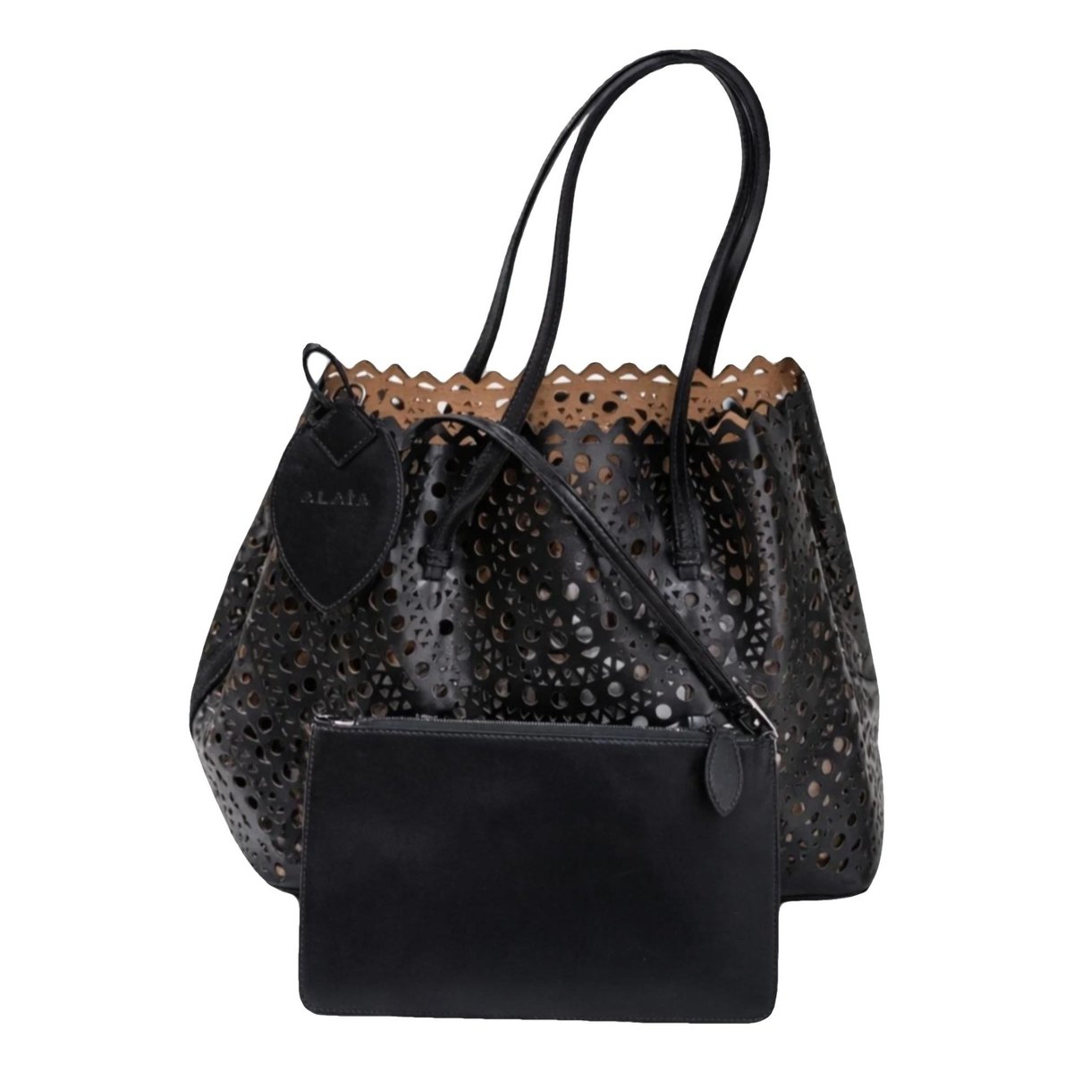 Mina leather handbag