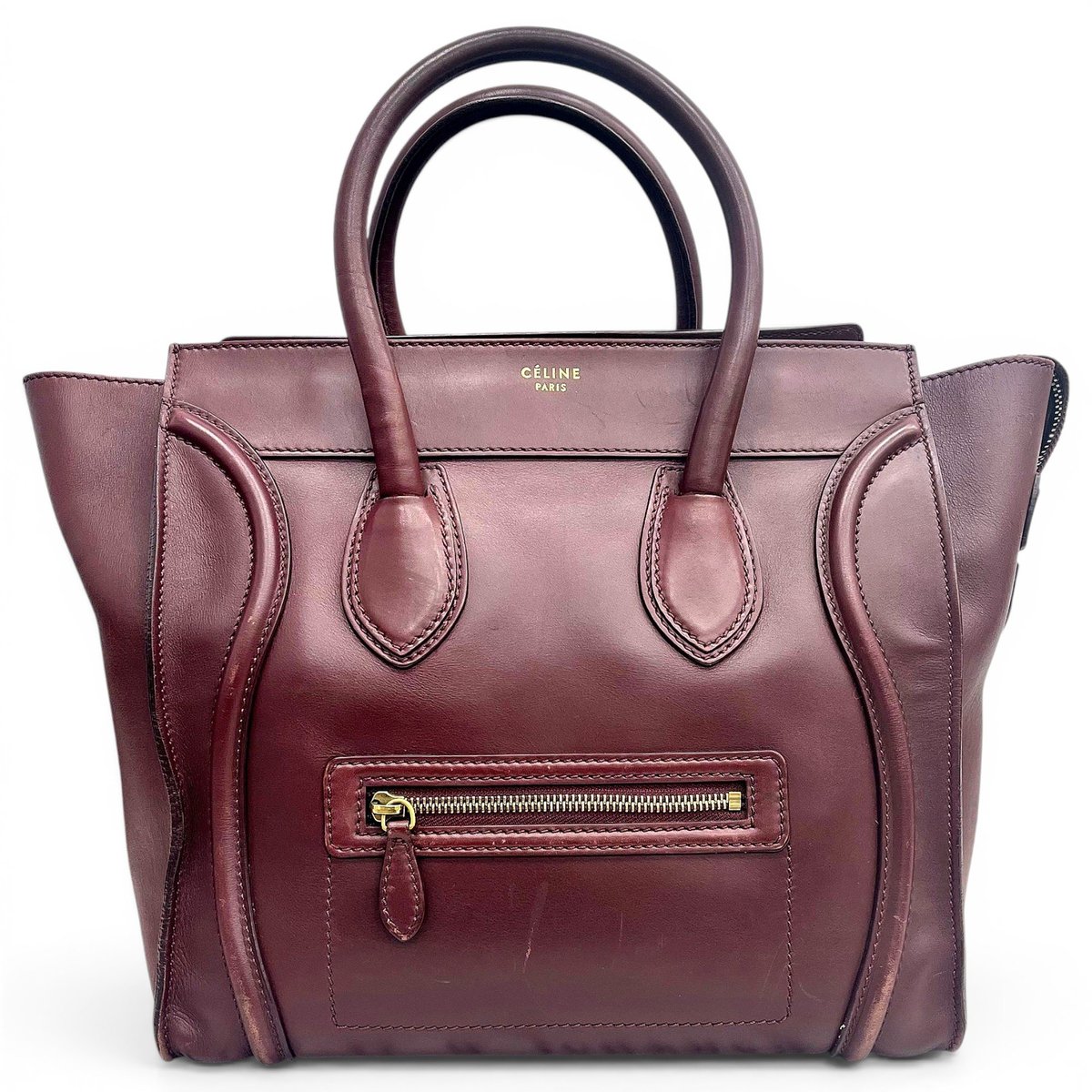 Luggage leather handbag