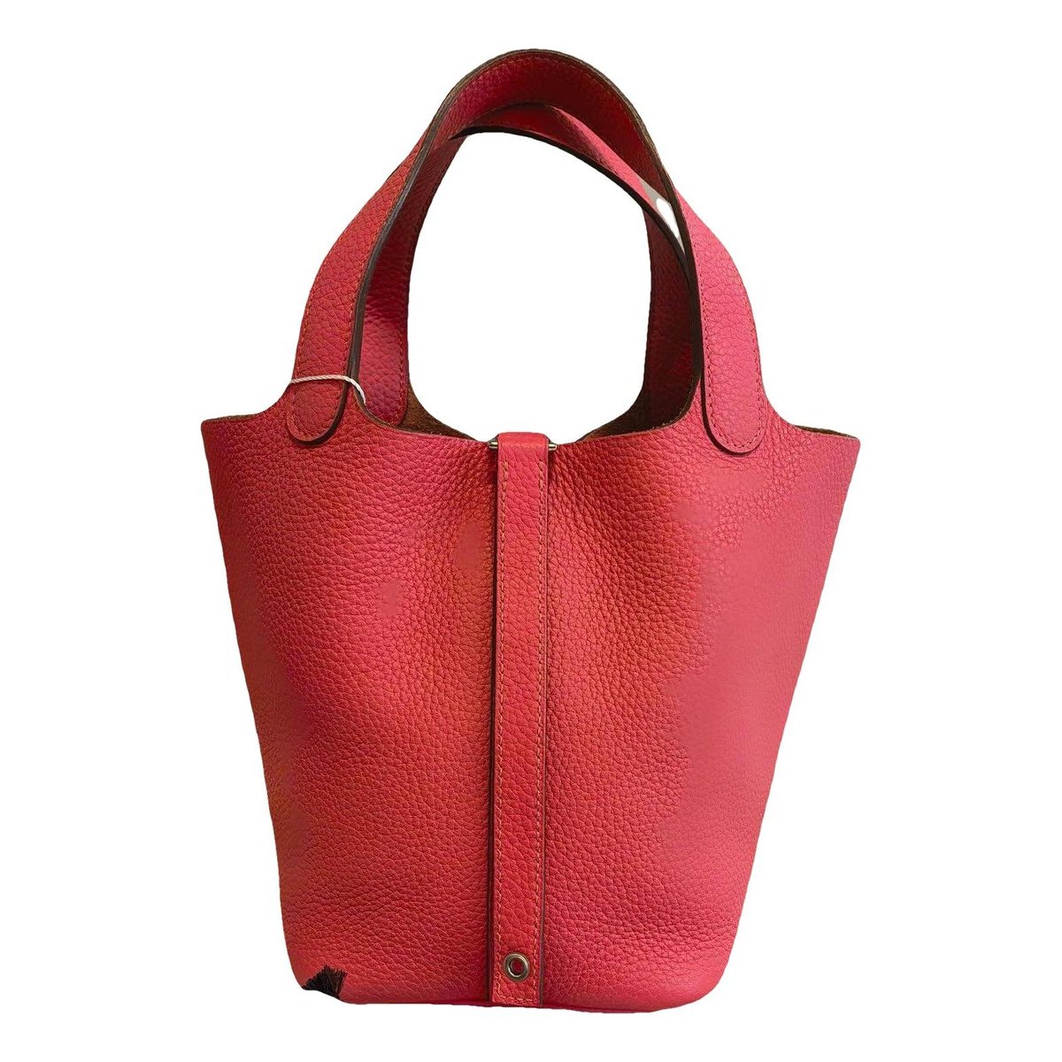 Picotin leather tote