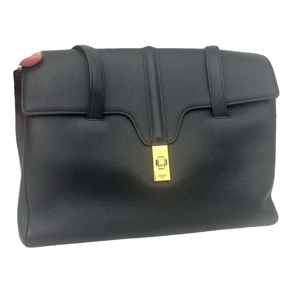 Sac 16 leather handbag