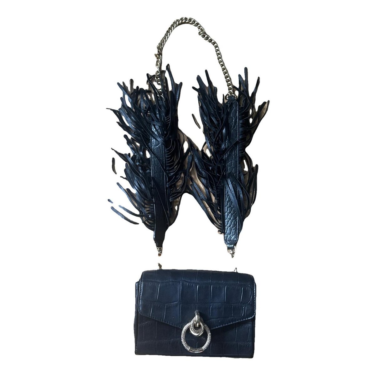 Leather crossbody bag