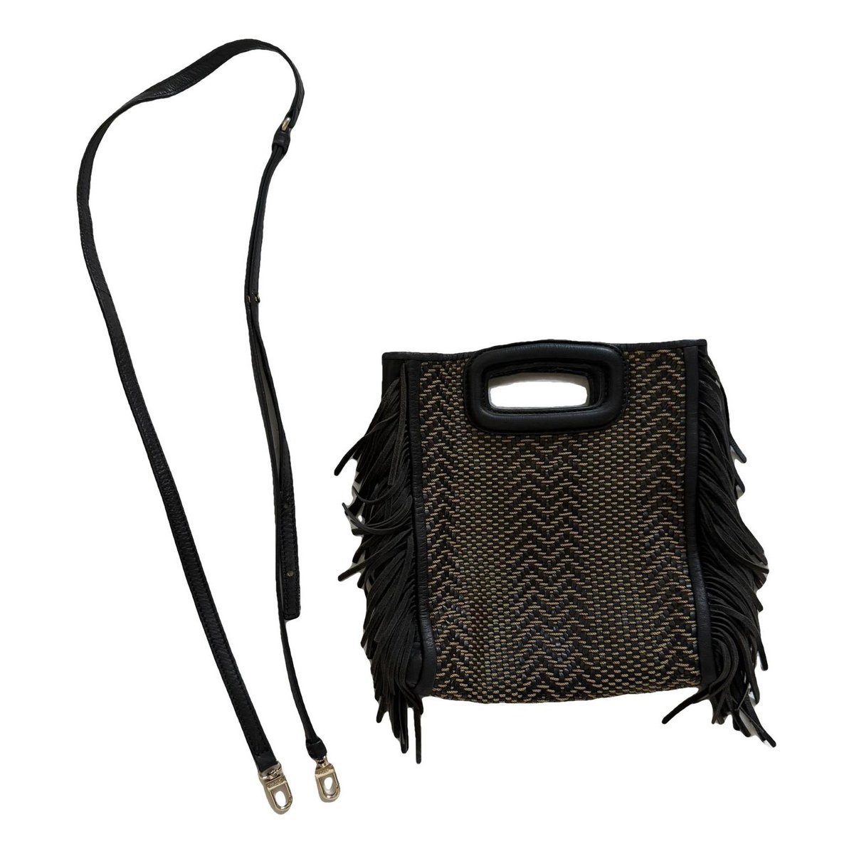Sac M leather crossbody bag