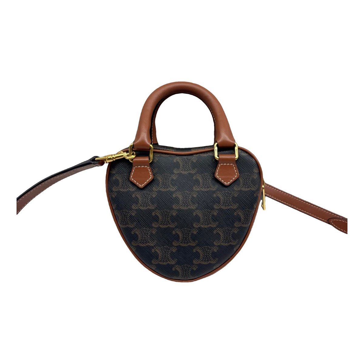 Triomphe leather handbag