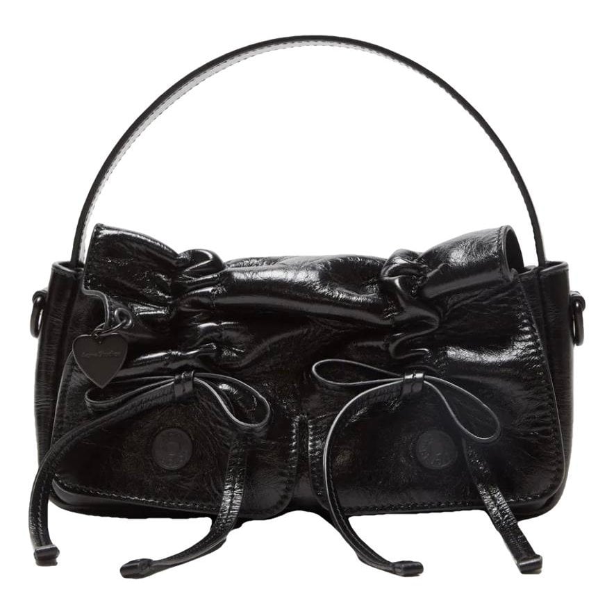 Multipocket leather handbag