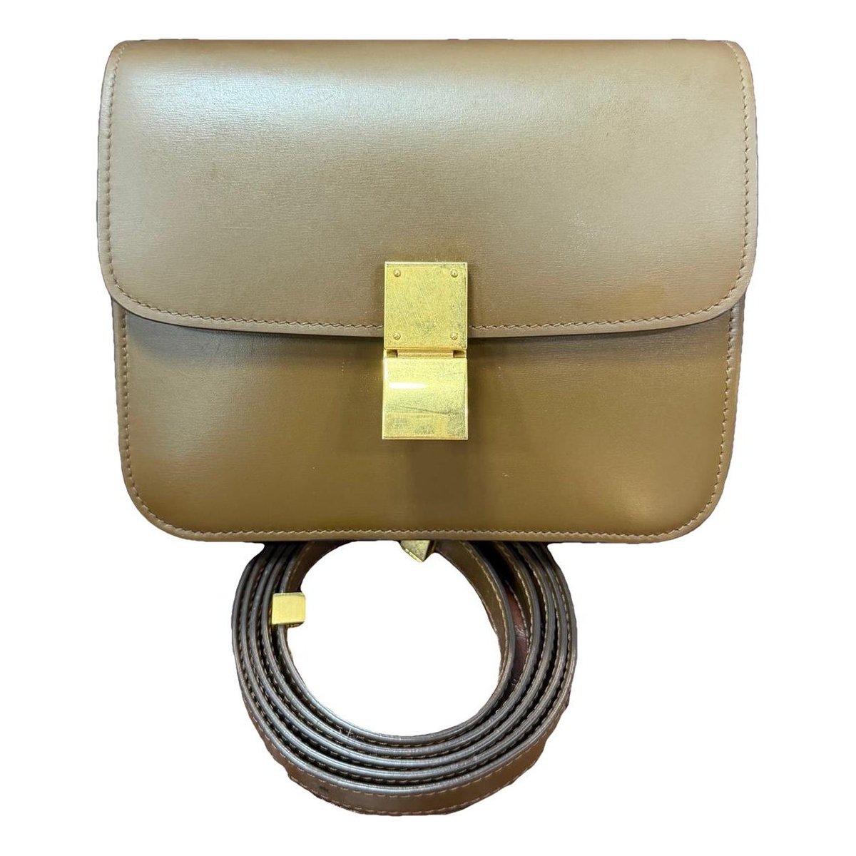 Classic leather handbag