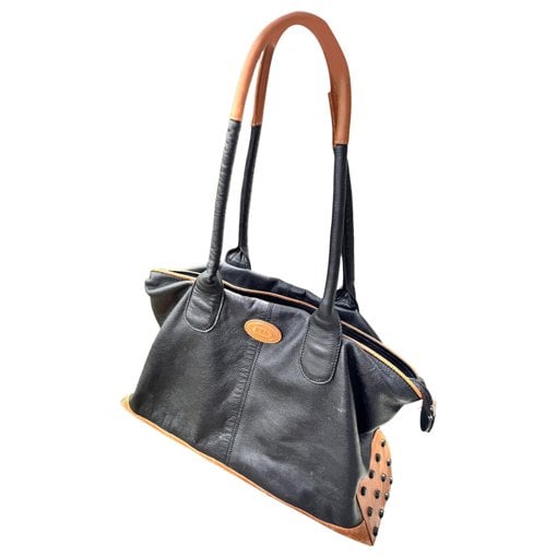 Shopping Media leather handbag