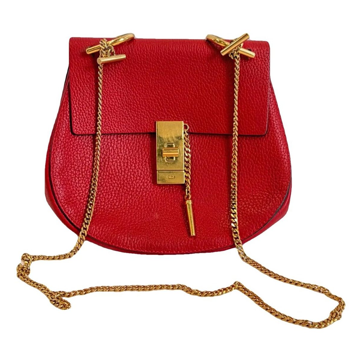 Drew leather handbag