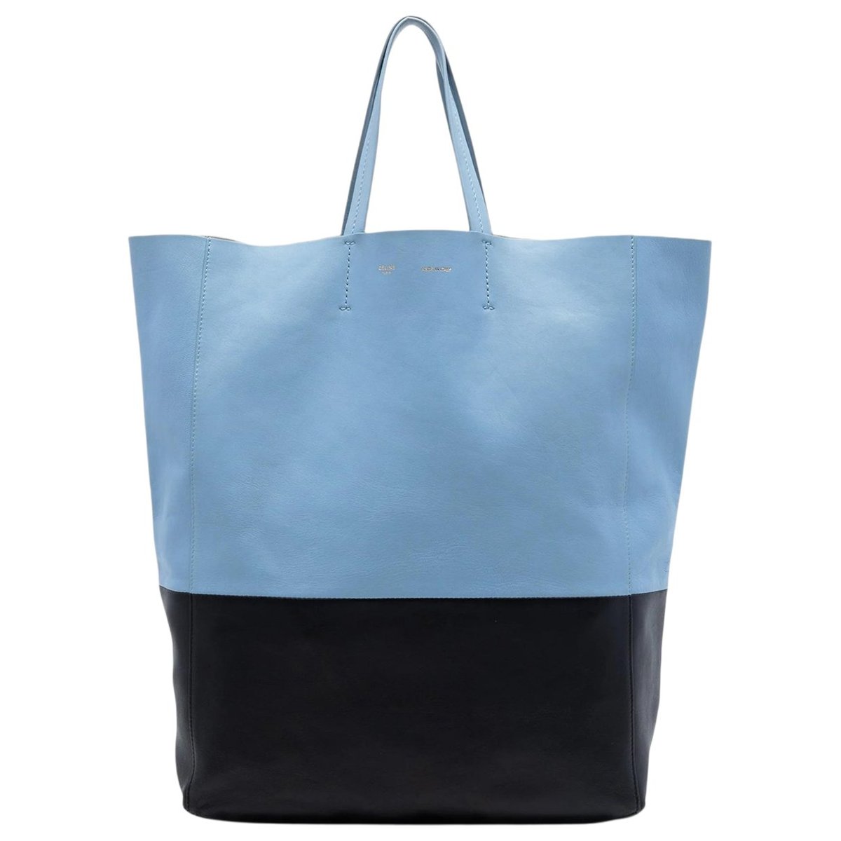 Cabas leather tote