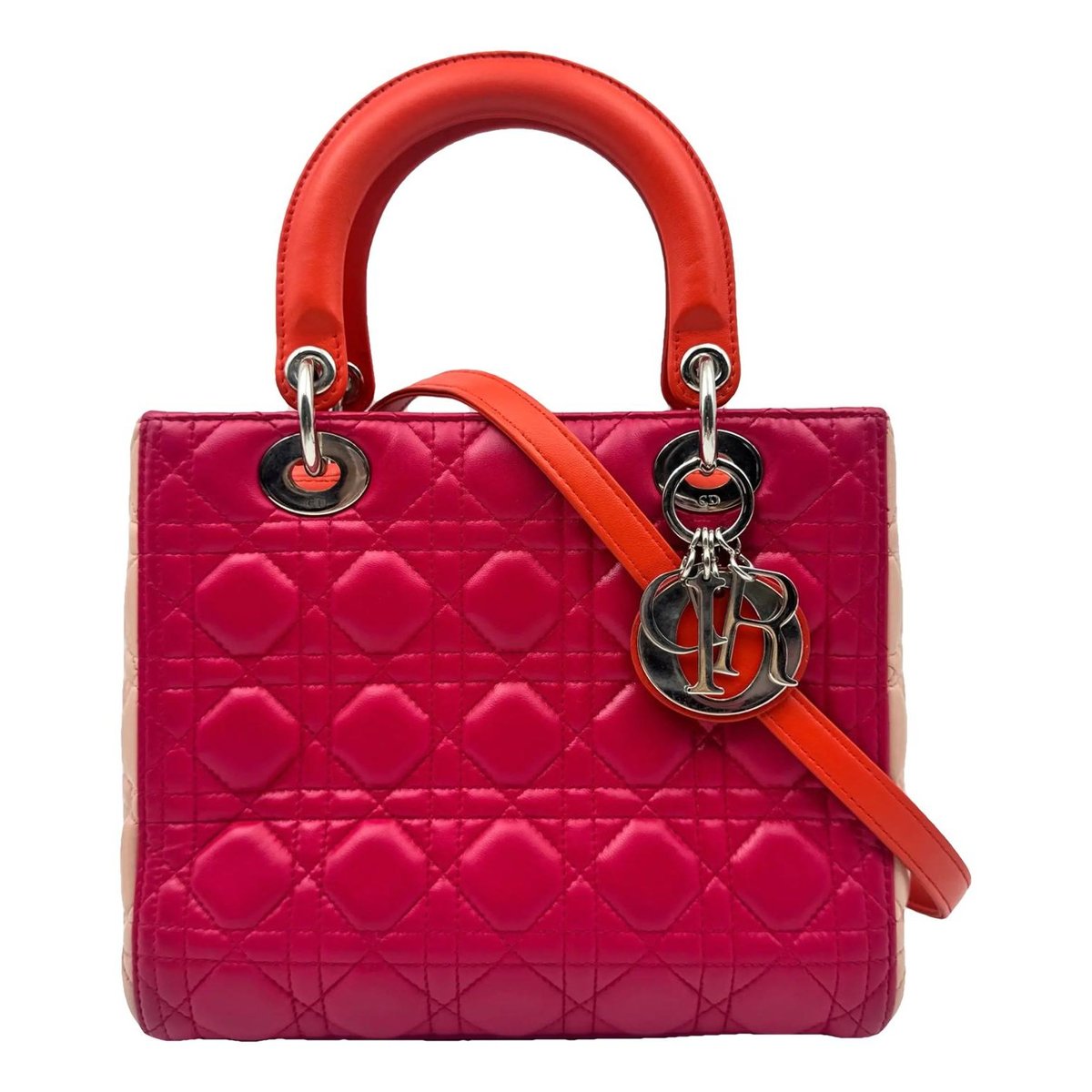 Lady Dior leather handbag