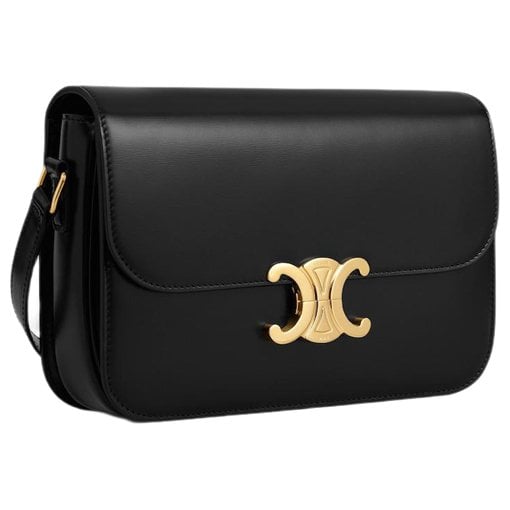 Triomphe leather handbag