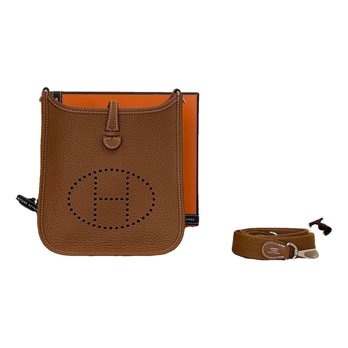 Mini Evelyne leather crossbody bag