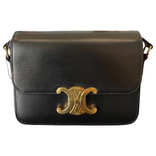 Triomphe leather handbag