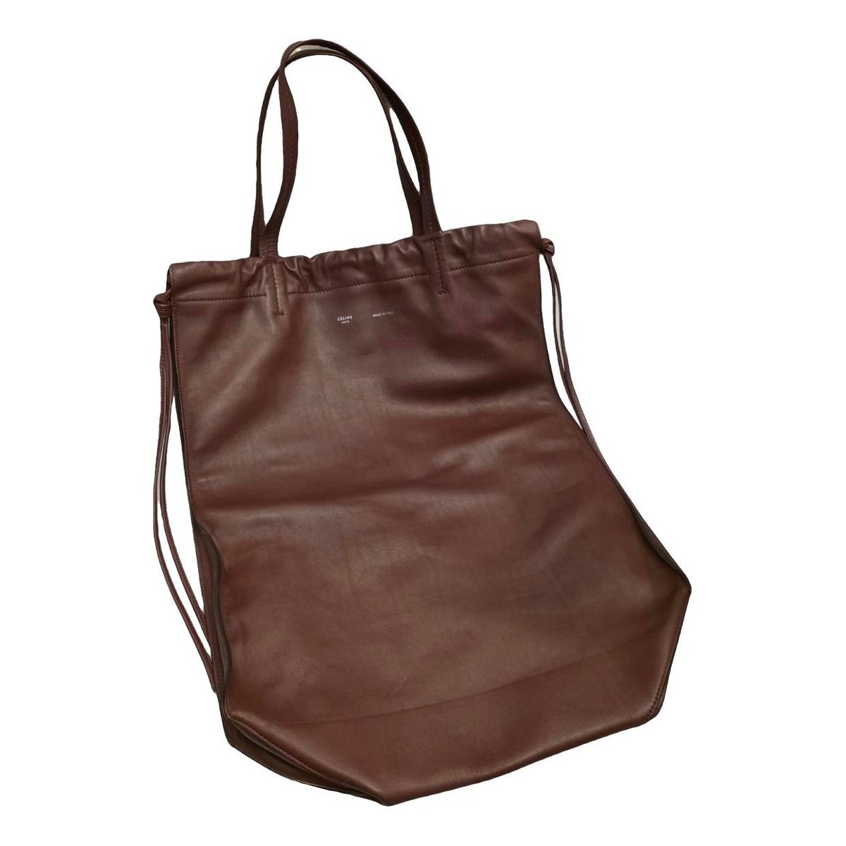 Cabas leather handbag