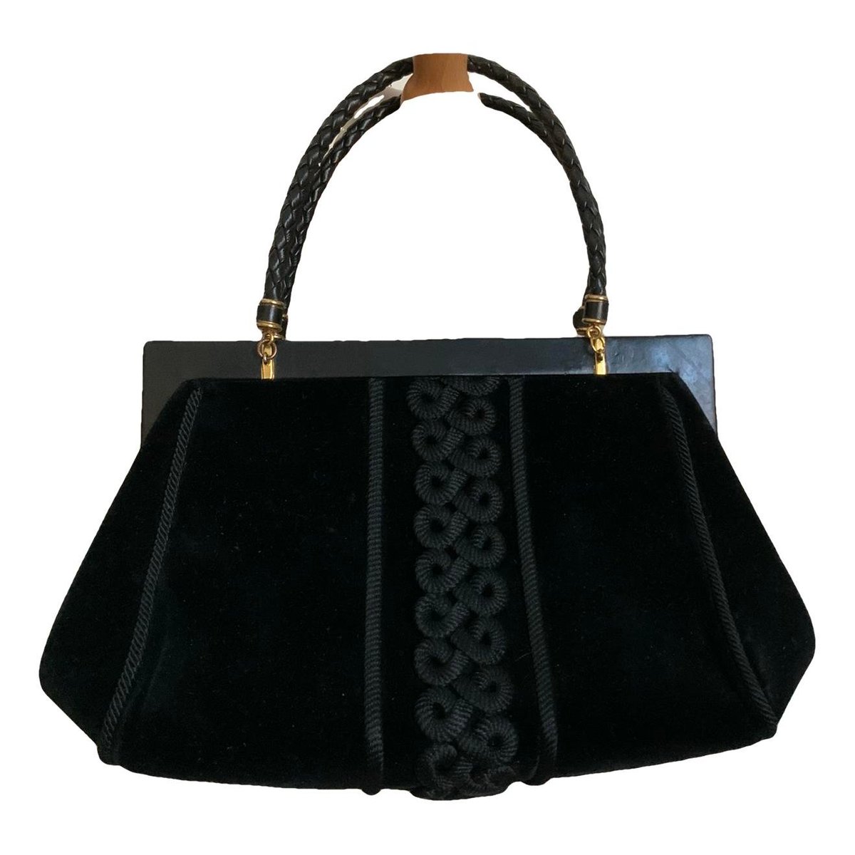 Velvet handbag