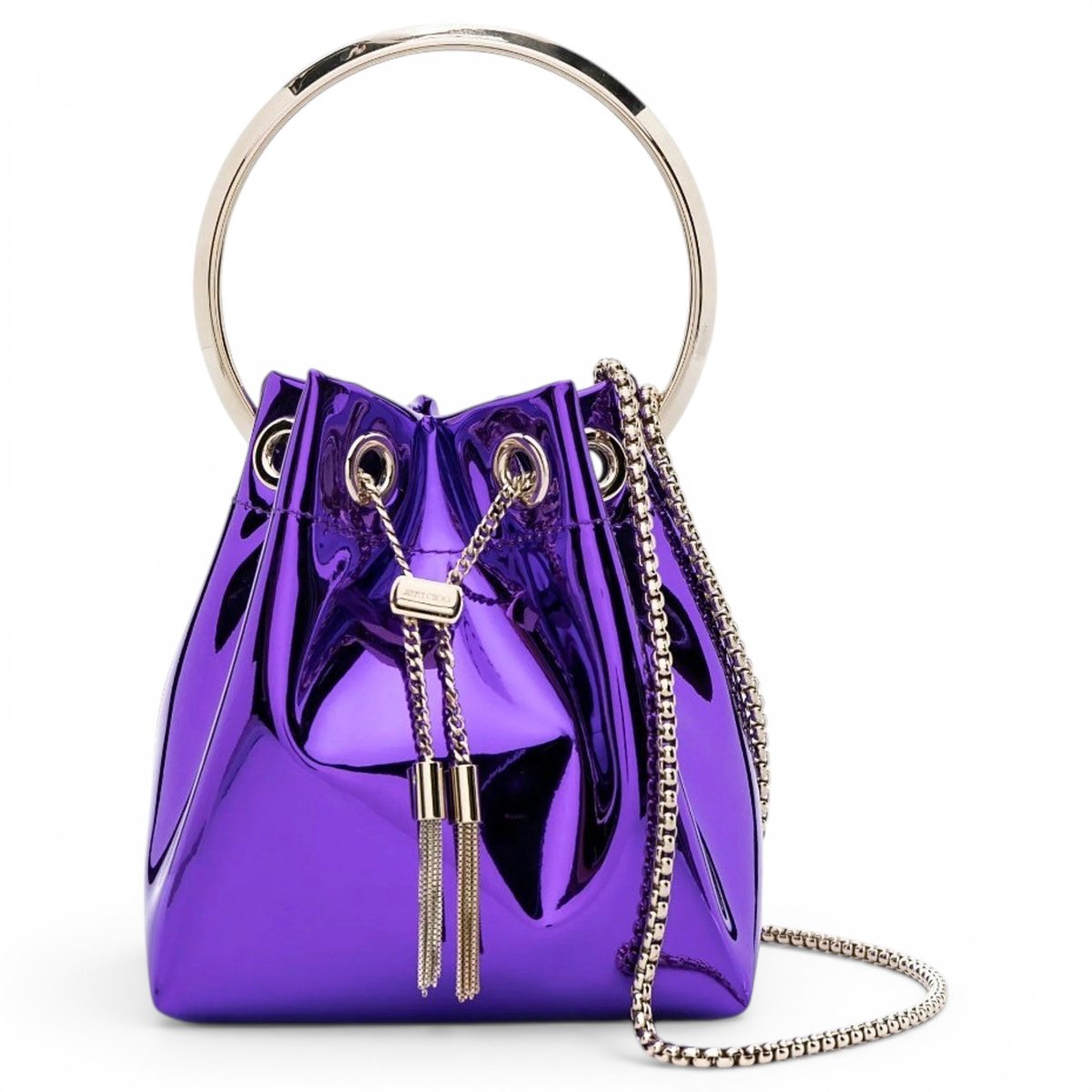 Bon patent leather mini bag
