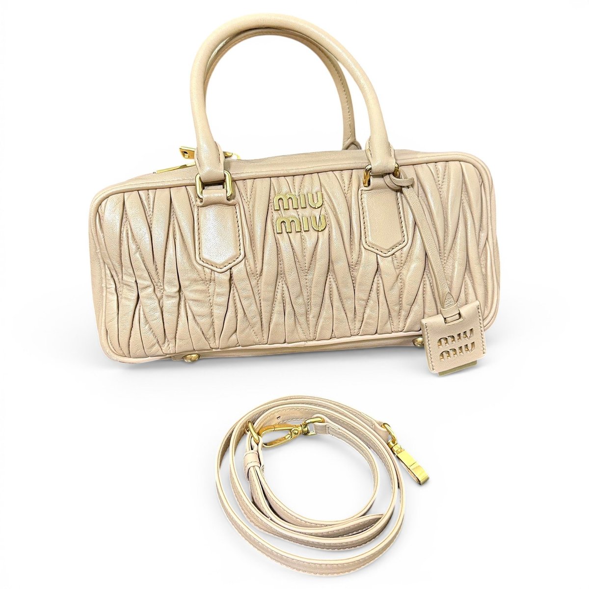 Arcadie leather handbag