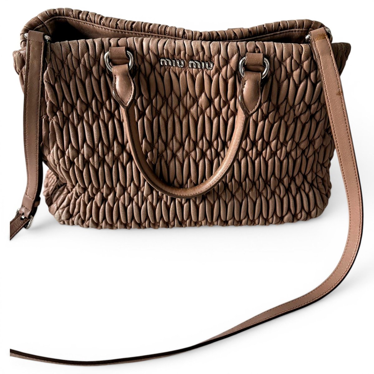Bow bag leather clutch bag