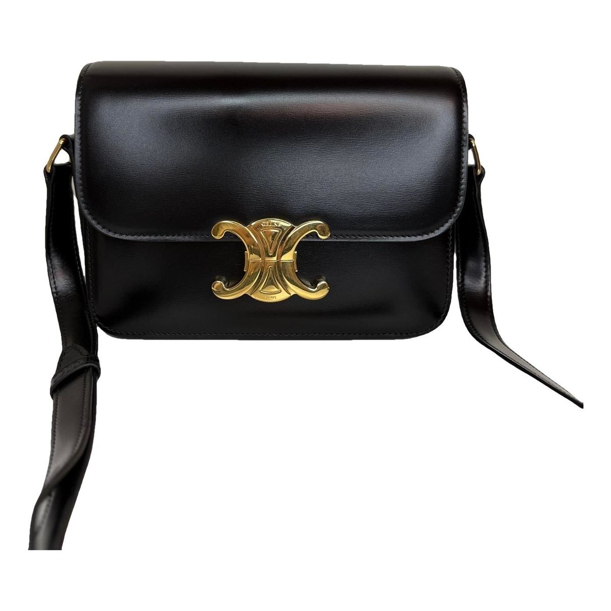 Triomphe leather handbag