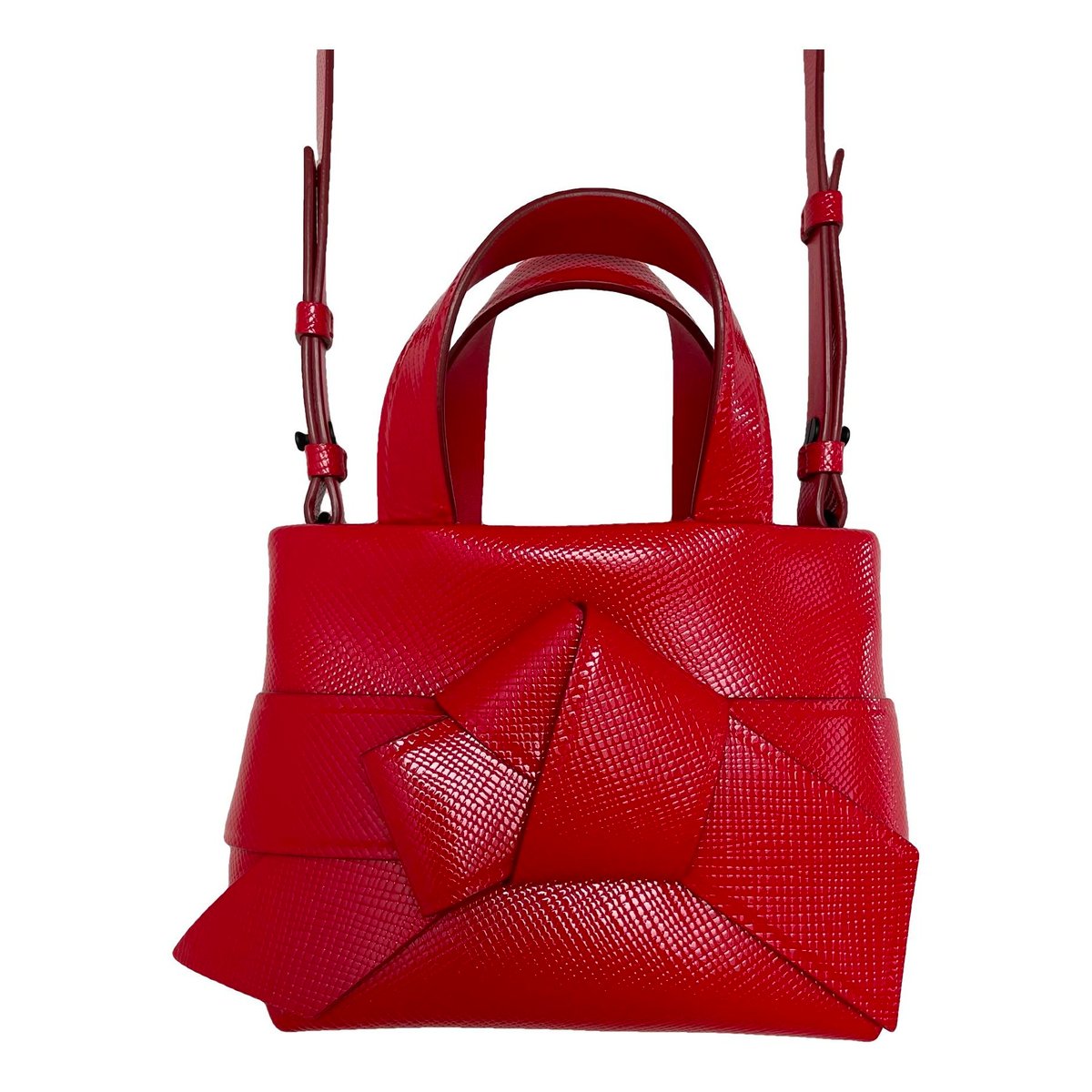Musubi leather crossbody bag