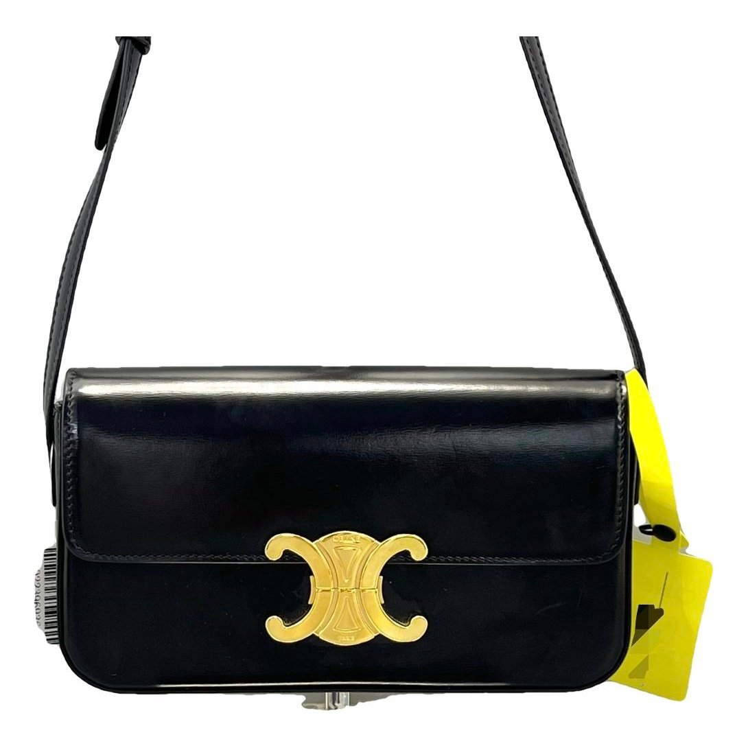 Triomphe Long leather handbag